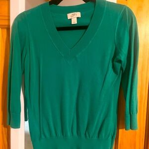 Aqua green top